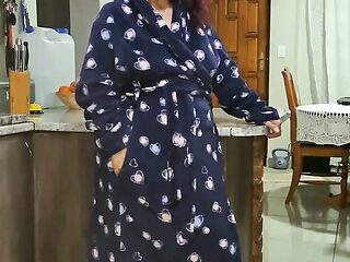 Amateur Big Tits MILF JOI in Kitchen POV
