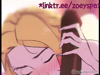 Spider-Gwen loves BBC and lets you fill her up completely