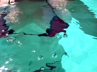 Artemisia Love showing her perfect shape tits underwater ans outdoor sexy bikini fetish