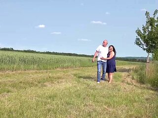 Older woman and her brunette friend are taking on a BWC