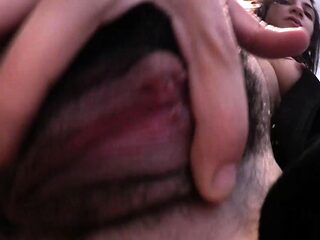 Pulled amateurs close up car sex