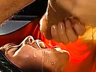 Retro Orgy with Annette Schwarz: Wild Gangbang Cumshots & Sloppy Blowjobs