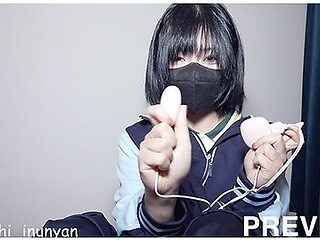 (preview) The Little Pussy Of A School Girl In School Uniform Was Ravaged By A Vibrator And Spanked