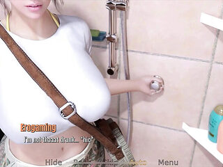 StepMom Heart Problems Chapter 10 Part 1 - Thick Thighs StepSon Shower Blowjob & Cheating Wife Fucking Sex