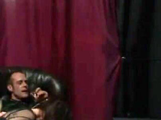 Humiliating whipping and dick sucking