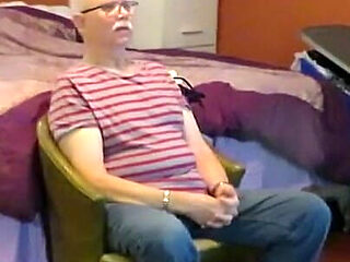 Nurse Vicki Exams a New Home Patient and Later Performs a Glove Strip Tease