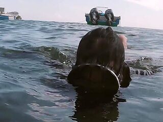 Caribbean Sea Receives Goddess Breathplay Mask Diving Glass