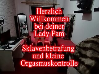 Petite submissive girl punished and denied orgasm