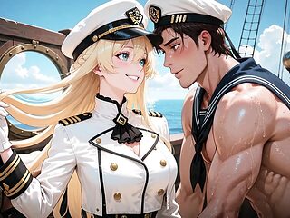 Cute Captain with Giant Tits Gets Fucked Roughly on High Seas session