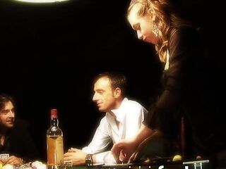 Whore's cherished four-way with 3 dp'd men, bare women and incredible NSFW!