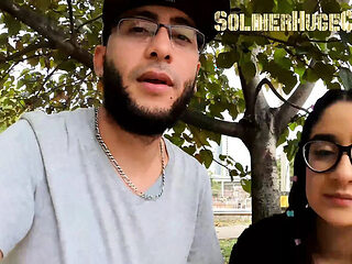 Soldierhugecock Fucks Tinder Latina Teen in Apartment - Big Tits & Huge Cock Deep Throat