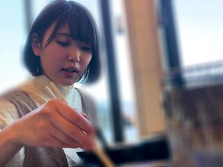 Car masturbation with Japanese teen
