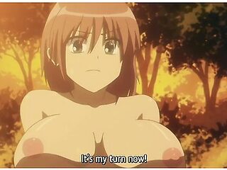 Hentai Anime - Big Boobed Farm Girl Loves Milking Milk From A Big Cock