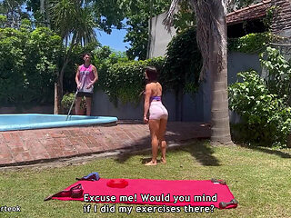I Went to Clean Her Pool and Fucked Her While Her Husband Wasn't There