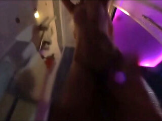 Public Shower Tease at the Spa