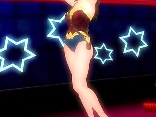 Wonder Woman Sexy Striptease Dance