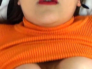 Velma Makes You Cum Fast with Her Tits