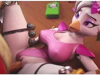 Fnaf Chicas Midnight Mischief Preview With Car Toon