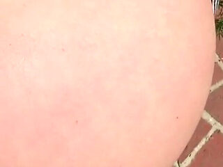 Milf in the yard fucks neighbor