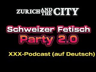Swiss GF enjoys 3D kinky fun at fetish party