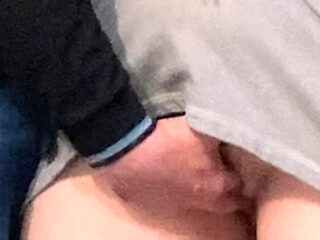 Hairy Pussy Fingered in Crowded Subway