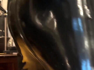 Rubber Gives Perv a Nice Spanking