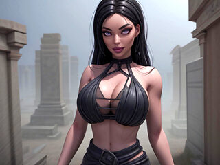 Goth Inspired Hentai Woman (slideshow)