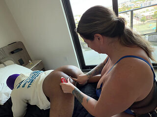Jasmine Flowers Pegging Training, femdom Goddess