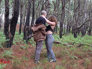 Public Sex in the Forest - I Was Almost Seen Squirting and Taking Cum in My Mouth - Real Amateur