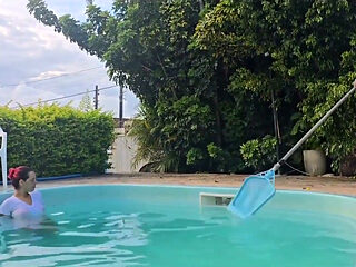 I Gave Some to My Husband's Friends in the Kitchen While He Was Cleaning the Pool.