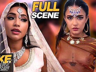 Cute Michael and Yasmina's big ass movie