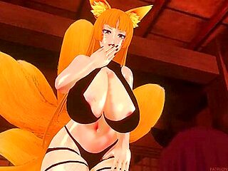Fox Girl In Kurayami - The Kitsunes Return! (va: Lurkydip, Violetva)
