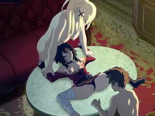 Wild StepFamily Threesome: Creampie, Squirting, Facesitting (Cartoon Anime 2026)
