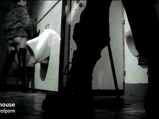 Orgy in the Bathroom with Strap-on
