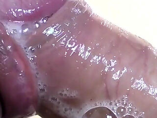 Ebony’s Greedy Mouth Full of Sperm and She Swallows