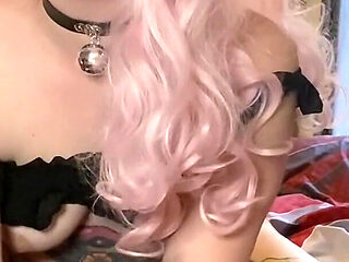 Cat Girl Anime Waifu Fucks a New Dildo