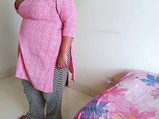 Tamil Sexy Aunty Was Talking on Phone, When Naked Stepson Fucked Her - Then She Gets Hot Next Day & Needs Her Huge Fuck