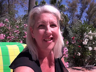 Auntjudys - Busty Mature Doctor Maggie Moon Provides Outdoor Sex Therapy
