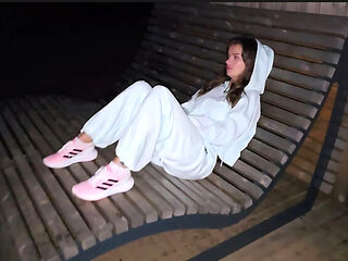 Married Russian Beauty Seduced at Country Club for Rough Blowjob and Huge Cumshot in Room