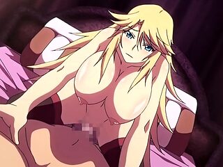 Dominatrixes and sperm showers in a hentai anime movie