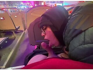 Public Pov: Risky Blowjob On Nyc Tour Bus