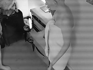 Hot Nylon Masturbation Together with Her Boy with Amazing Scene!