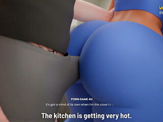 Hot Divorcee Debbie Kitchen Oral & Deep Bedroom Creampie - Mansion Days - Part 11 - Brim - by Porn Game 4u