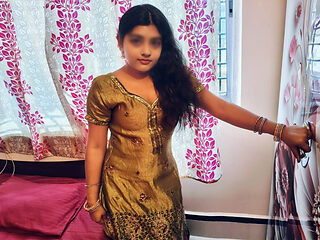 Indian newly married stepmom dirty talk with stepson sex video, Desi indian tharki stepson fuck his hot stepmom Hindi