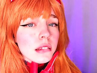 Aqua Ri Explores Asuka Langley Fat Cock Passion