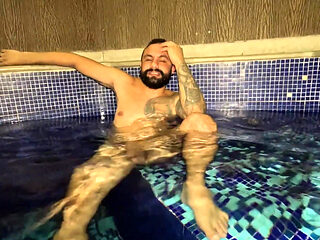 Motel Day with Pool - Loving Dirty Couple Fucking and Laughing