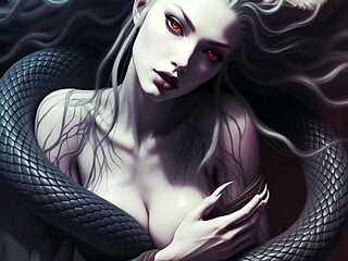 AI Demon Woman needs your seed...