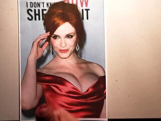 Christina Hendricks Cum Tribute 4