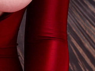 MILF stepmother seduce you in spandex