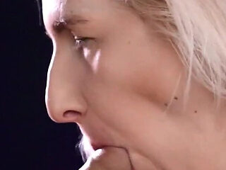 Horny Blonde MILF Wants to Suck and Swallow